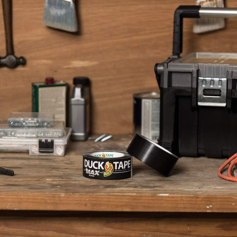 Duck Max Strength 240867 Duct Tape, 1-Pack 1.88 Inch x 35 Yard Black - NewNest Australia