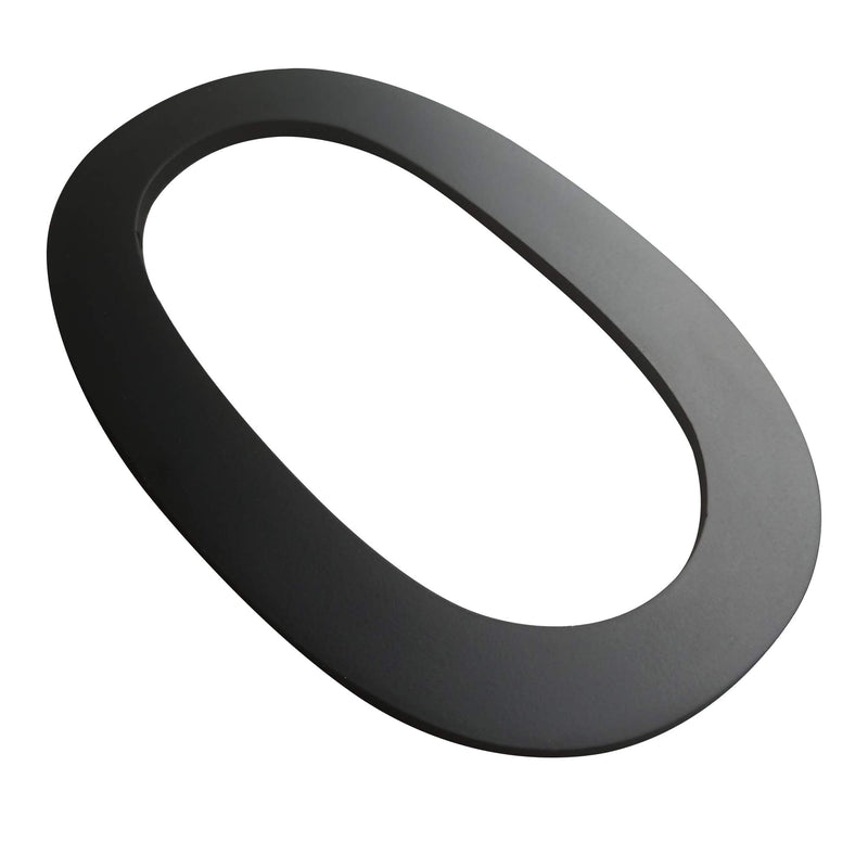6 Inch House Numbers- Modern Floating Stainless Steel Home Address Number Elegant Black Finish,Number 0 - NewNest Australia