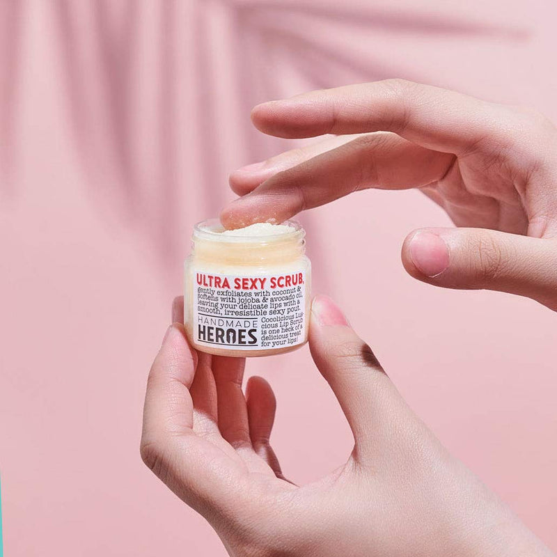 All Natural, Vegan Coconut Lip Scrub - Gentle Exfoliation, Lip Polish & Lip Exfoliator, 1.23oz Coconut Sorbet - NewNest Australia