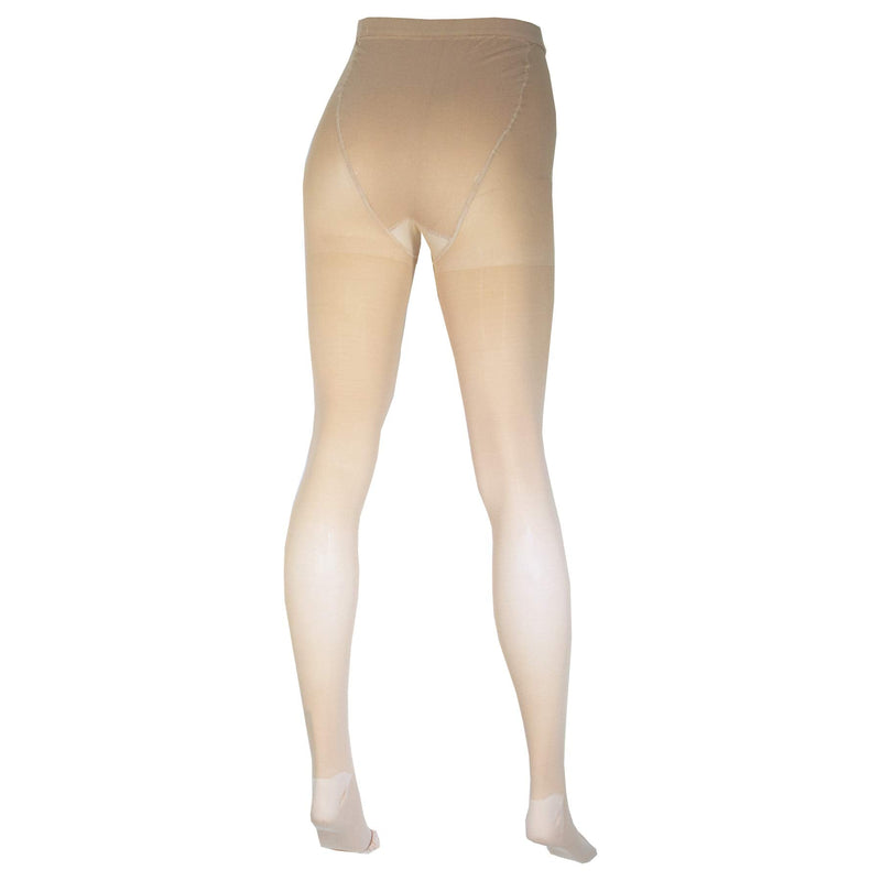 Truform 20-30 mmHg Compression Pantyhose, Plus Size Women's Support Tights Hosiery, Beige, Medium Medium (1 Pair) - NewNest Australia