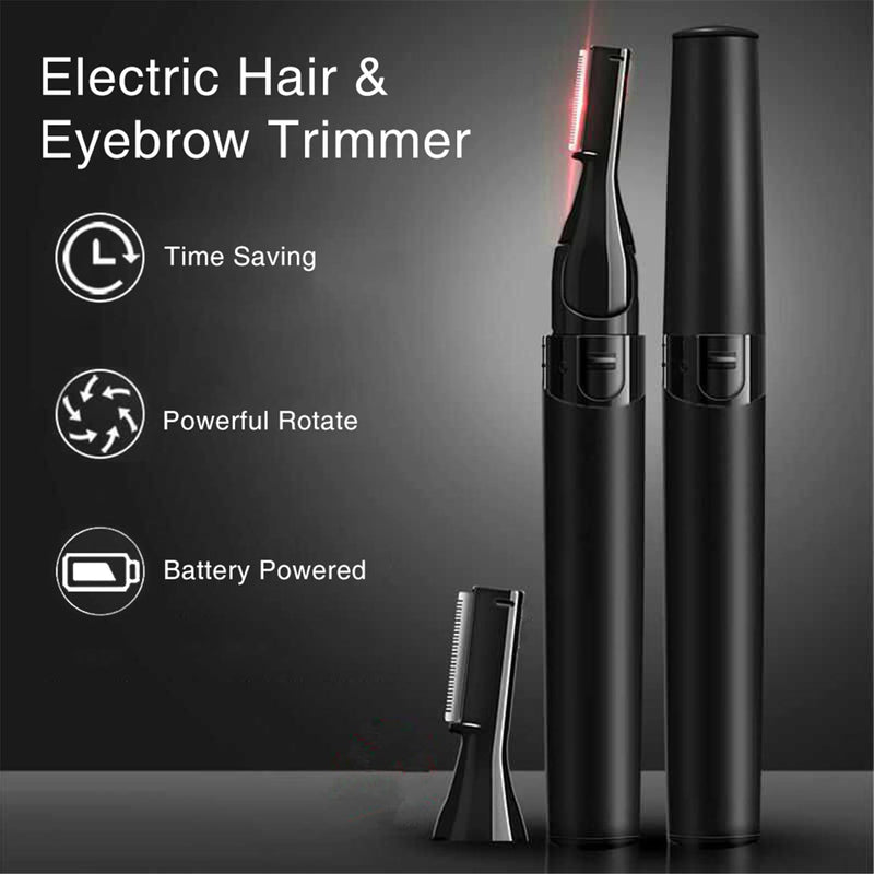 Facial Hair Removal for Women, Face Hair Trimmer Battery-Operated Eyebrow Razor Hair Remover for Men Women Face with Comb for Chin Upper-Lip Neck Peach-Fuzz Bikini Line Grooming(No Battery) - NewNest Australia