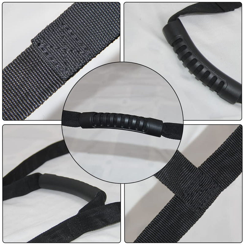 KkaFFe Bed Ladder Assist, Bed Ladder Straps with Handles, 6 Handle Bed Ladder Straps, Multi Handle Pregnant Awakening Aids, Pull Up Assist Device for Elderly Patient Safety and Stability - NewNest Australia