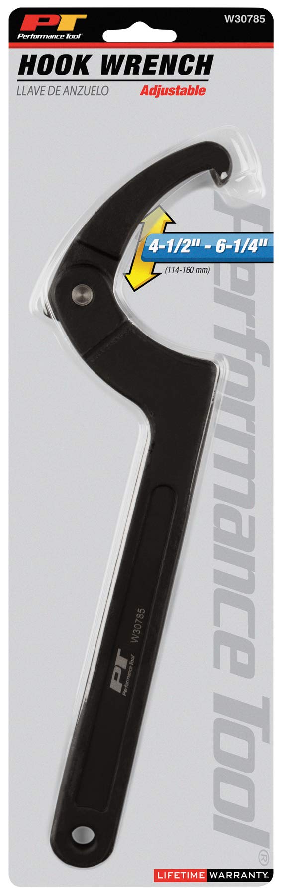 Performance Tool W30785 4.5"-6.25" Adjustable Hook Wrench - NewNest Australia