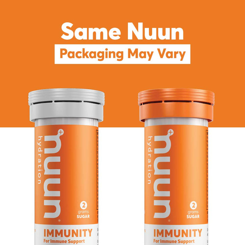 Nuun Immunity: Antioxidant Immune Support Hydration Supplement with Vitamin C, Zinc, Turmeric, Elderberry, Ginger, Echinacea, and Electrolytes. Flavor: Blueberry Tangerine, Pack of 8 (80 Servings) 10 Count (Pack of 8) - NewNest Australia