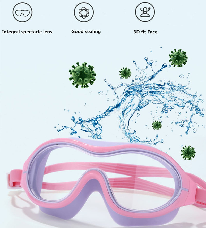 UV Waterproof Anti Fog Swimwear Eyewear Swim Diving Water Glasses Adjustable Swimming Goggles Women Men Sports Eyewear White - NewNest Australia