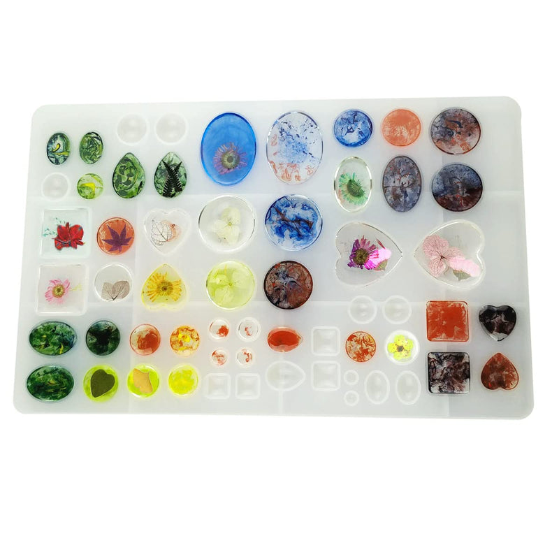 Silicone Resin Jewelry Casting Mold, Resin Jewelry Molds, for DIY Artcraft Project, Crafting, Gift Pendant, Pendant Earrings Making, Large - NewNest Australia