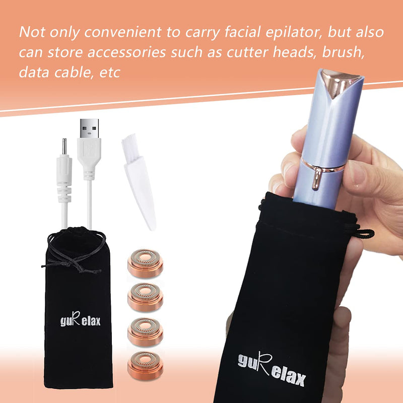 Women Facial Hair Remover Replacement Heads Next Generation Apply to Flawless Finishing Touch Facial Epilator, Painless Hypo-Allergenic Replacement Blades for Lady Shaver Rose Gold Replacement Heads - NewNest Australia