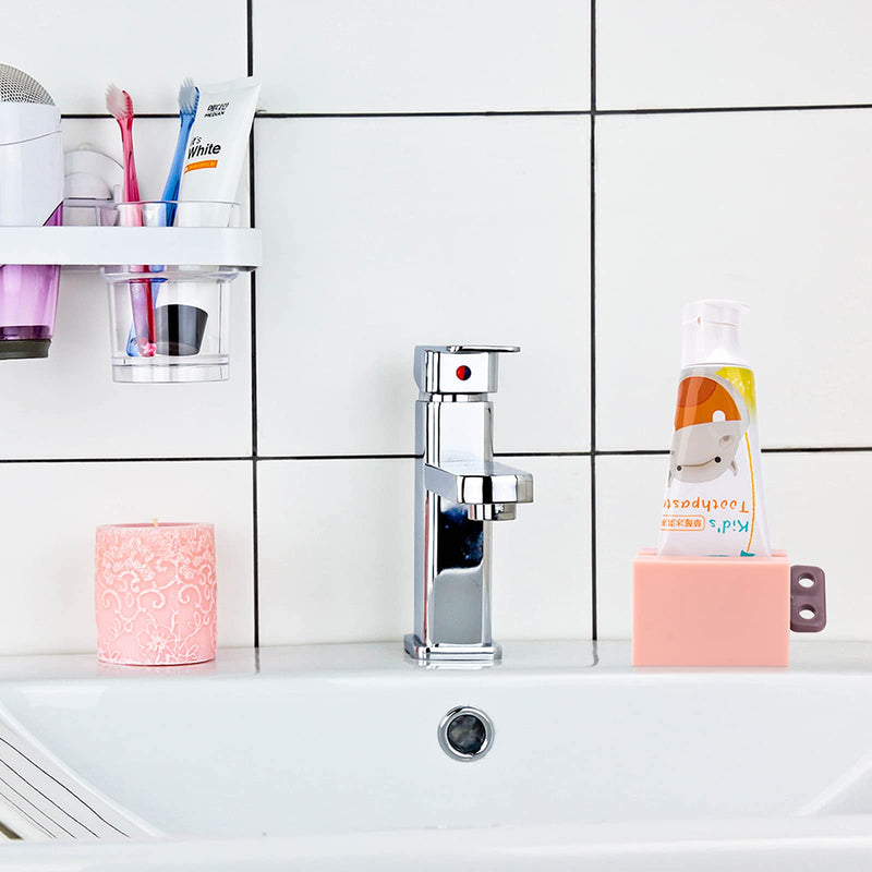 Y-Kelin 4 Pieces Toothpaste Squeezer, Rolling Tube Toothpaste Squeezer With Frosted Handles, Toothpaste Holder, Stand Bathroom Organizer, Save Toothpaste And Creams (4 Colors) (4 Packs) - NewNest Australia