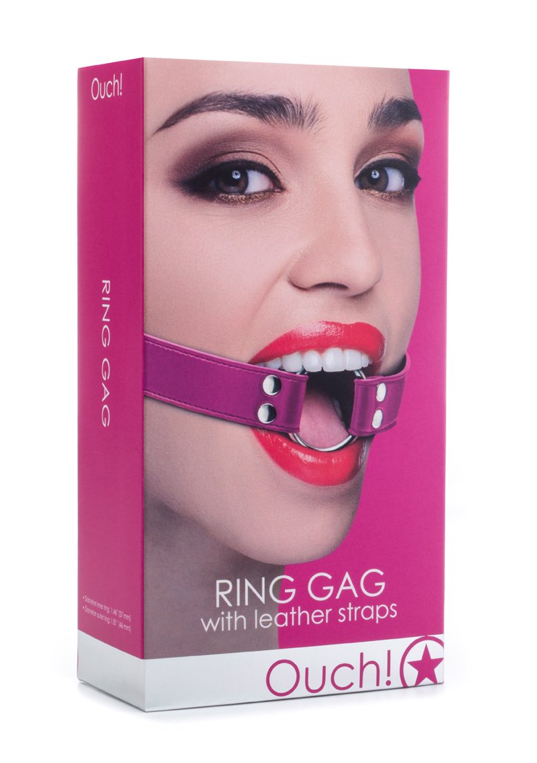 Ouch! Ring Mouth Gag, Pink - NewNest Australia