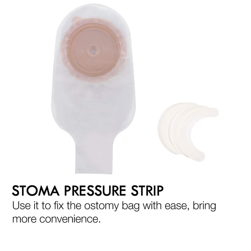 Healifty Pack of 20 Skin Protection Strips Elastic Stoma Protection Tape Waterproof Hydrocolloid Extender Adhesive for Stoma Bag Accessories - NewNest Australia