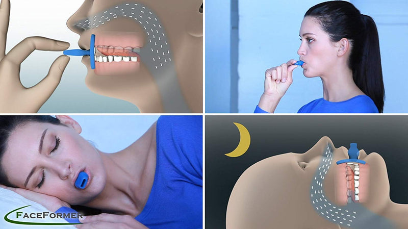 Faceformer One Clear ‚ Free Training App ‚ Mainly Effective For Sleep Disorders, Cmd, Teeth Grinding, Pain On Jaw And Neck, Snoring And Sleep Apnea ‚ Original Dr. Berndsen - NewNest Australia