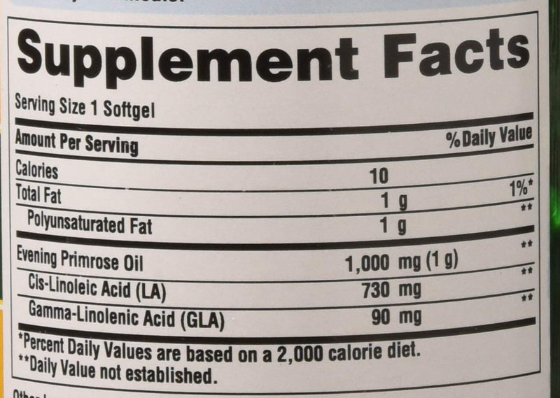 Puritans Pride Evening Primrose Oil 1000 Mg with Gla, 120 Count - NewNest Australia