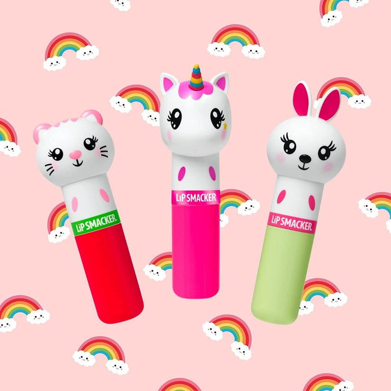 Lip Smacker - Lippy Pals Collection - Bunny Lip Balm for Kids - Hoppy Carrot Cake Flavour - Sweet Gift for your Friends with Animal Figures - Bunny Single Blister Pack - NewNest Australia