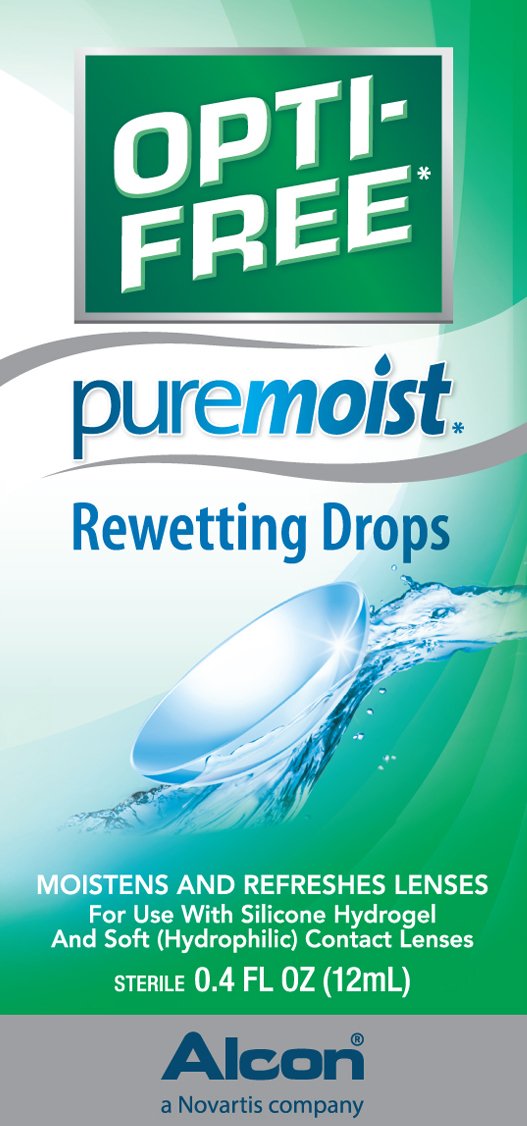 Opti-Free Puremoist Rewetting Drops, 12-mL - NewNest Australia