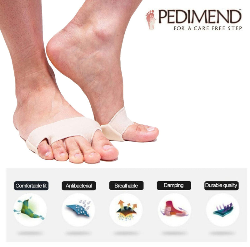 Pedimend Sesamoiditis Pain Relief Treatment Pad (2 Pair), Gel Cushions For Feet, Ball of Foot Cushions, Mortons Neuroma Metatarsal Support Pads, Orthotic Shoe Inserts, Foot Care - NewNest Australia