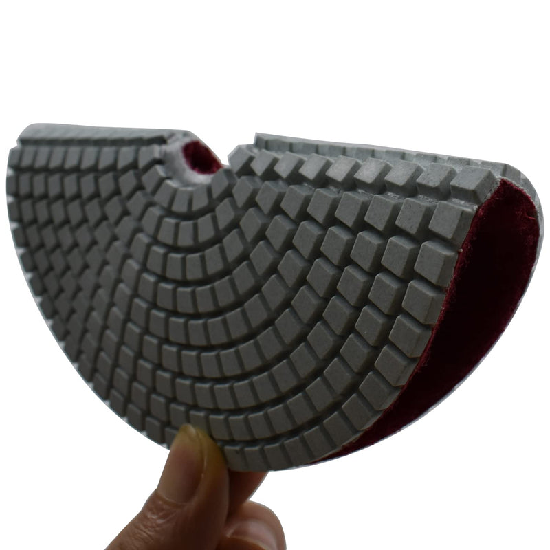 Konfor 7 Pcs Wet 4" Diamond Polishing Pads Set For Granite Marble Concrete Stone Polish 4 Inch - NewNest Australia