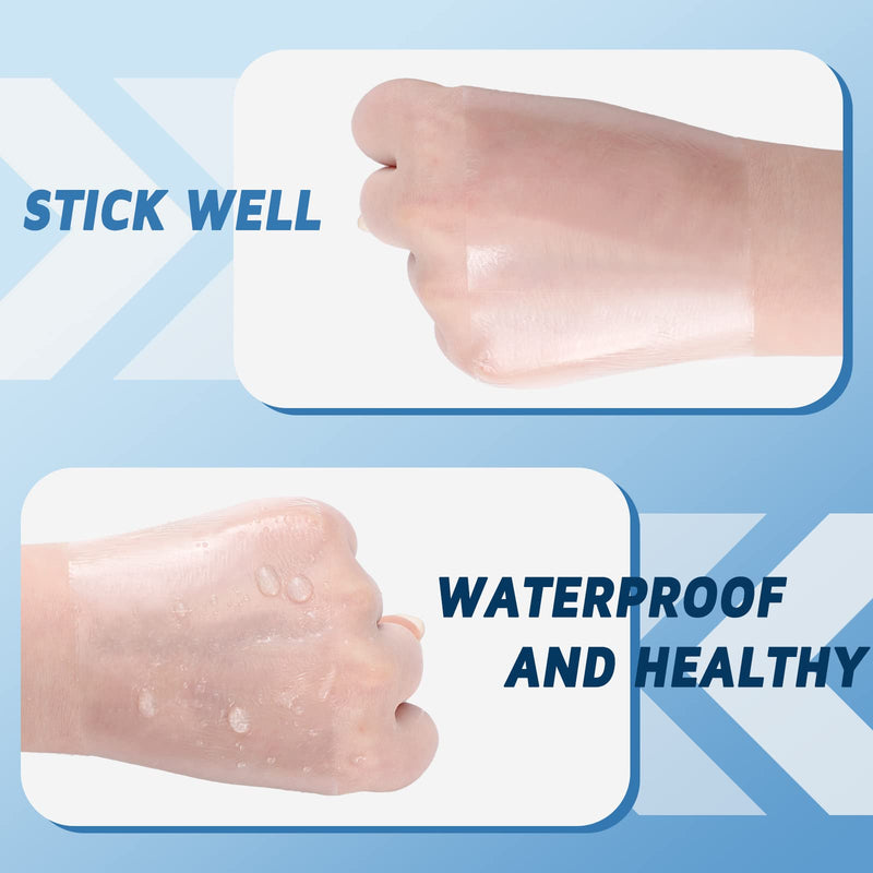 Transparent Stretch Adhesive Bandage Waterproof Bandage Clear Adhesive Bandages Dressing Tape for (2 Inch x 10.94 Yard) 2x393.84 Inch (Pack of 1) - NewNest Australia