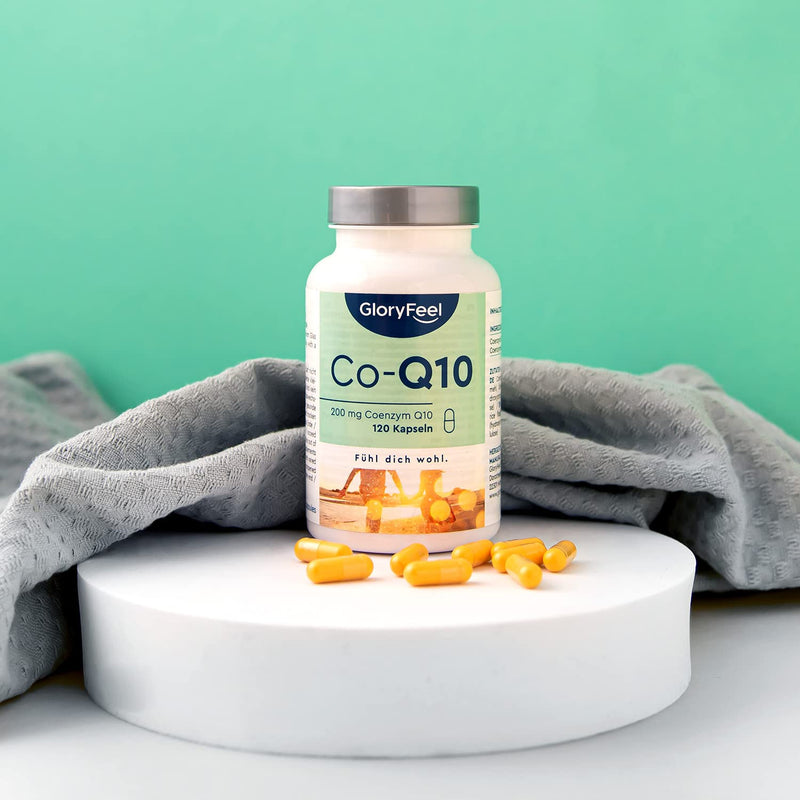 Coenzyme Q10 High Dose - 200 Mg Pure Q10 (Ubiquinone) Per Capsule - 120 Vegan Capsules (4 Months) - Coq10 From Vegetable Fermentation - Laboratory Tested, No Additives Made In Germany - NewNest Australia