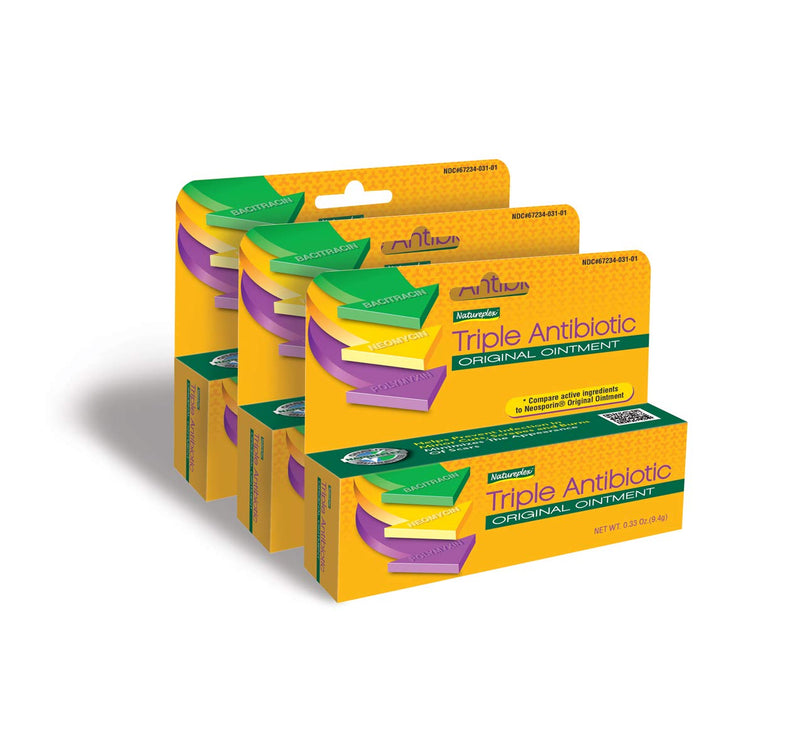 Natureplex Triple Antibiotic Original Ointment 0.33 Ounce Tube 4 Pack - NewNest Australia