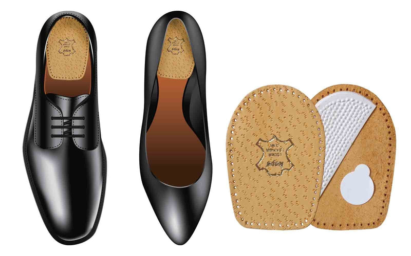 Leather Heel Cups Metatarsus Valgus and Varus for Men and Women – Correct Leather Orthotic Shoe Heel Pads – Correct Foot Position (41-43 EUR / M7-9 UK / M8-10 US) 41-43 EUR / M7-9 UK / M8-10 US - NewNest Australia