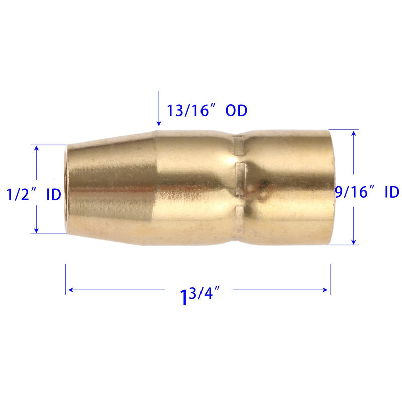 MIG Welding Gun Accessory .030" Kit for Miller Millermatic M-10 M-15, Hobart H-9 H-10: 25pcs Contact Tips 000-067 0.030" + 2Pcs Gas Nozzles 169715 1/2" + 2Pcs 169-716 Gas Diffuse (Pack of 29) - NewNest Australia