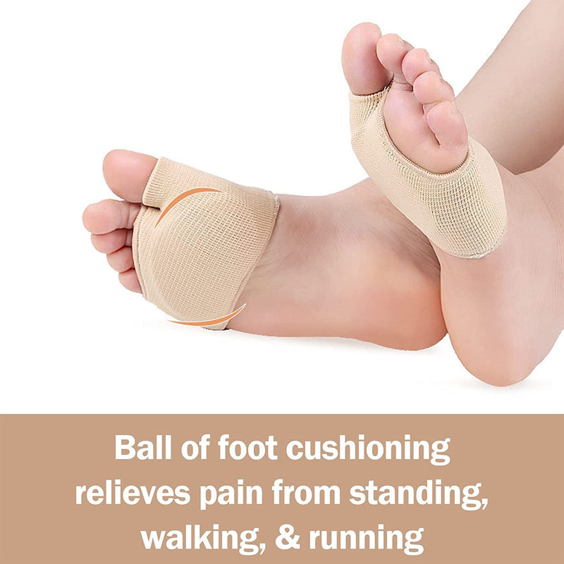 Metatarsal Pads for Women and Men,Ball of Foot Cushion Pads for Ball of Foot Mortons Neuroma Pads for Metatarsalgi Pain Relief Foot Pads Gel Heel Cushion Pads for Shoes Heels (L, 2 Pair) L - NewNest Australia