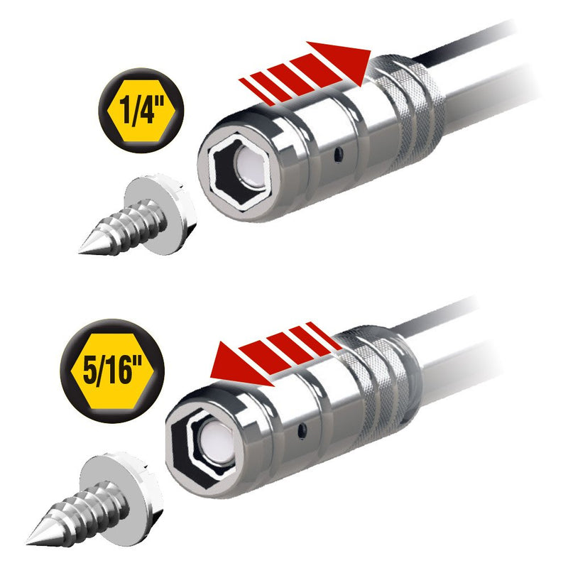 Klein Tools 65131 2-in-1 Nut Driver, Hex Head Slide Drive, 1-1/2-Inch - NewNest Australia