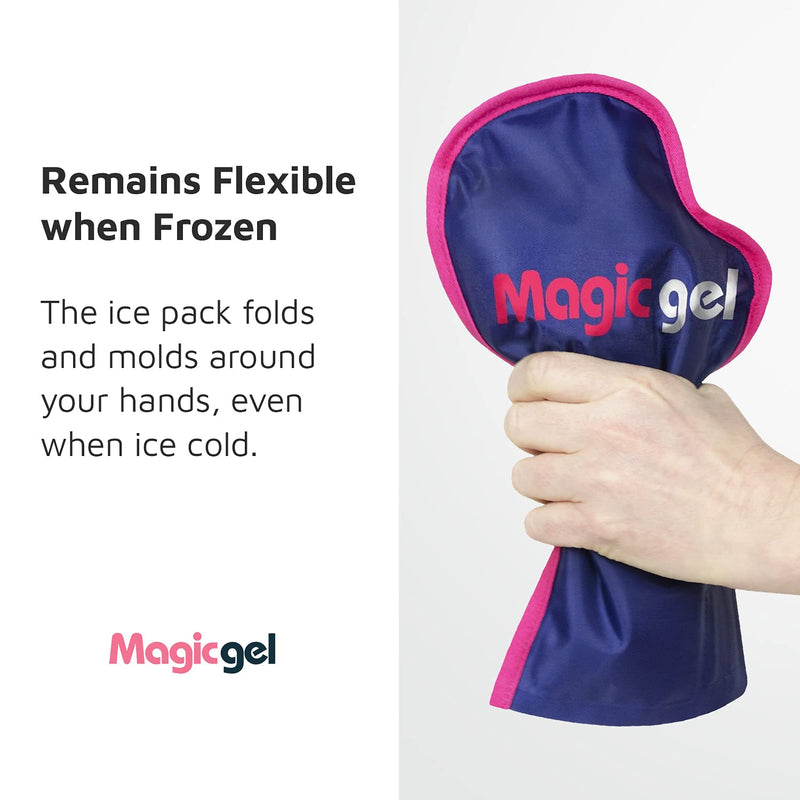Hand Hot or Cold Pack in Glove Shape (Medium Size) for Arthritis, Chemo, Eczema & Carpal Tunnel Syndrome. Relief for Swollen & inflamed Hands in a Mitten Style with Inner Finger Cooling Pack (Single) 1 Pack - NewNest Australia