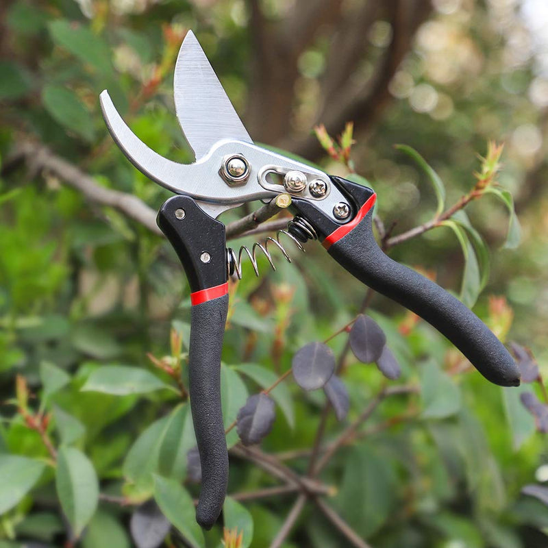 YUN CHANG Pruning Shears Gardening Hand Tools,Garden Shears,Garden Scissors,Trimming Scissors,Gardening Shears (Black) Black - NewNest Australia