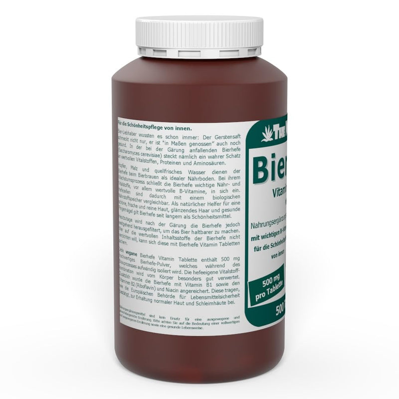 Brewer's yeast 500 mg vitamin tablets 500 pieces - with important B vitamins for beauty care from the inside - NewNest Australia
