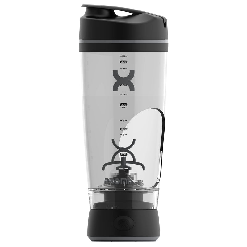 Promixx Original Shaker Bottle - Battery Operated for Smooth Protein Shakes, On the Go, Made of Plastic - BPA Free, 600 ml Cup (Black) Black - NewNest Australia