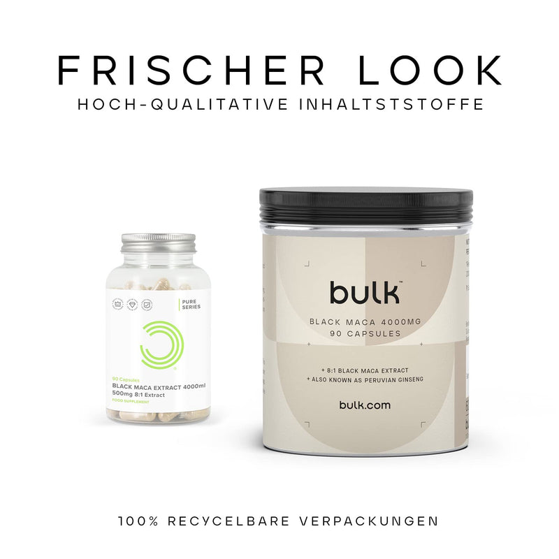 Bulk Black Maca Capsules, 4000 mg, 90 Capsules, Packaging May Vary - NewNest Australia