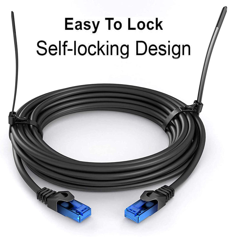 Releasable Reusable Zip Ties 12 Inch Heavy Duty Zip Tie Thick Black Cable Ties Reusable 100 Pack 50lb Tensile Strength Nylon Cable Wire Ties for Multi-Purpose Use Indoor And Outdoor Plastic Tie Wire releasable zip ties 12×0.3inch - NewNest Australia