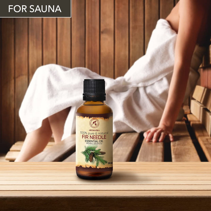 Spruce Needle Oil 50 Ml - 100% Natural Essential - Abies Sibirica - Fir Oil For Sauna - Body Care - Relaxation - Aroma Diffuser - Room Fragrance - Fragrance Lamp - Inhalation - NewNest Australia
