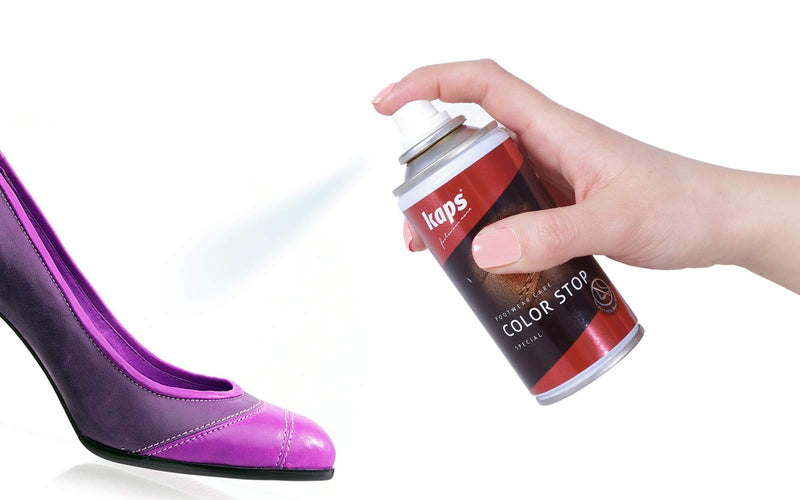 Spray To Prevent Shoe and Bag Leather Staining – No More Stains On Socks And Feet – Color Fastener Fixer Barrier Spray Stain Blocker – Anti-Staining Discolouring Kaps Color Stop - NewNest Australia