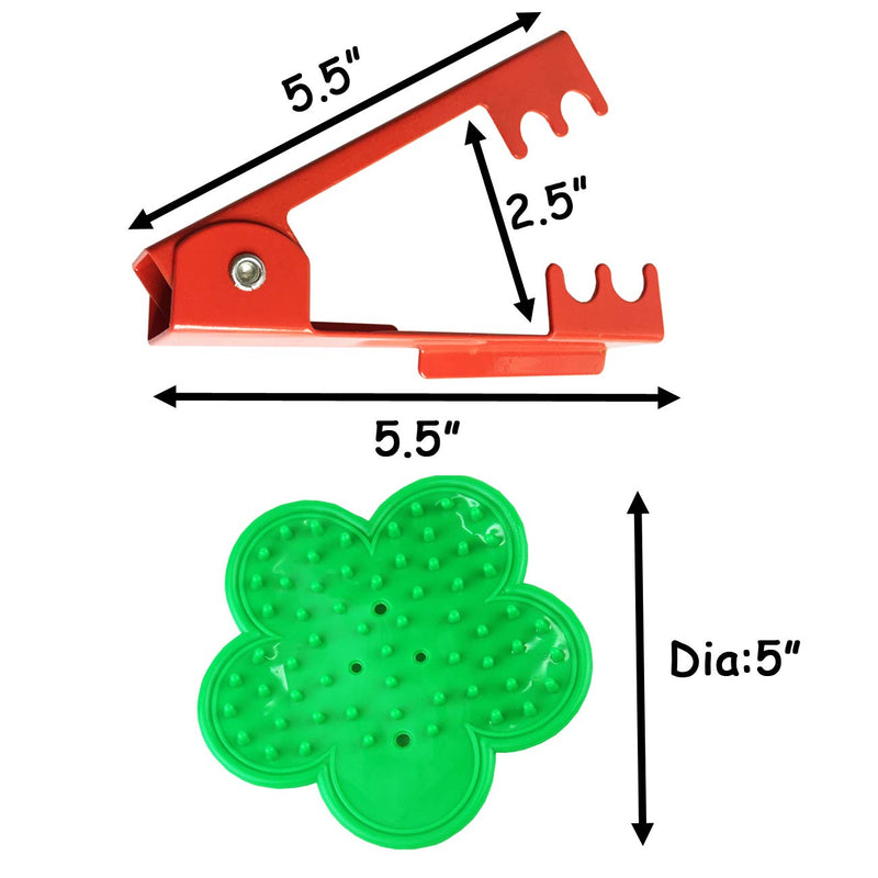 TIHOOD 3PCS Professional Rose Leaf Thorn Stripper Kit Stripping Tool Thorn Remover for Roses & Garden Glove (2 kinds of rose leaf thorn strippers+1 pair glove) - NewNest Australia