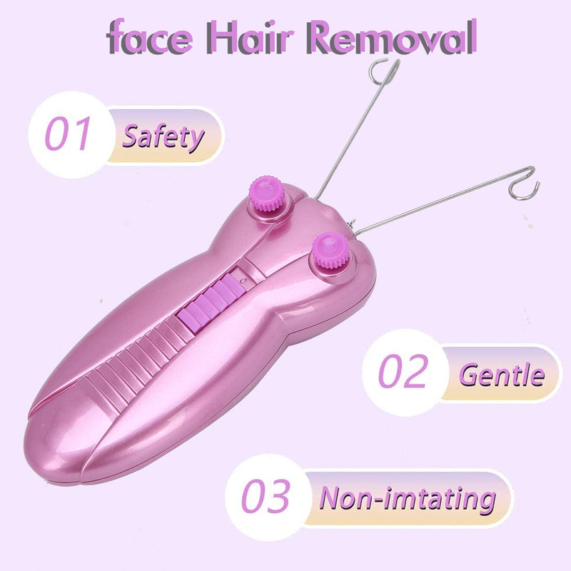 Women's facial hair remover, facial hair remover, electric hair removal with thread, epilator, face hair remover thread for face and chin, facial threading hair removal - NewNest Australia