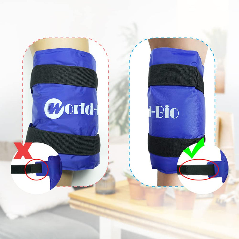 Knee Cold And Warm Cooling Pack, Cool Pads Gel Cooling Pad For Sports Injuries, Muscle Pain, Swelling, Bruising And Replacement Operations, Ideal For Knees, Legs (55X25Cm) 55X25Cm - NewNest Australia
