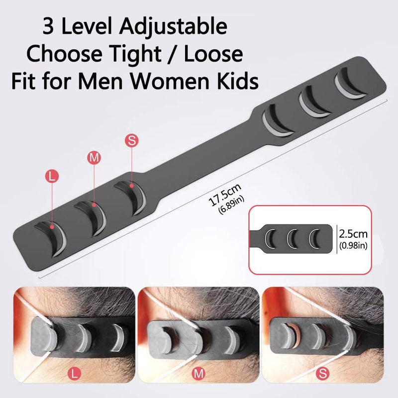 Mask Strap Extender Adjustable Ear Saver for Masks, Anti-Slip Ear Strap Hook Relieve Pressure & Pain for Ear Protector Wearing Long-time Mask for Nurse Dust-Worker Food-Worker Men Women Kids, 5PCS 5 Count (Pack of 1) Black - NewNest Australia
