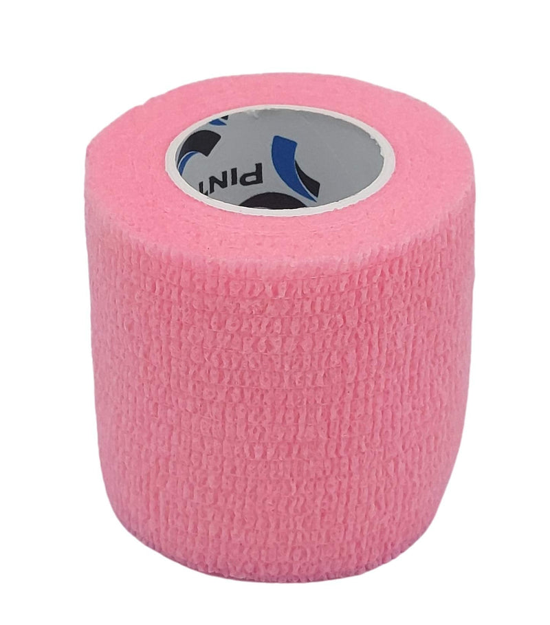 Pintomed Self-Adhesive Bandage Stretched - 10 X Pink Bandages Rolls - 5 Cm X 4.5 M Cohesive Bandage Bandage Fixation Bandage Self-Adhesive Health Plaster Sports Tape Piece For Wrist Leg Arm Vet Wrap - NewNest Australia