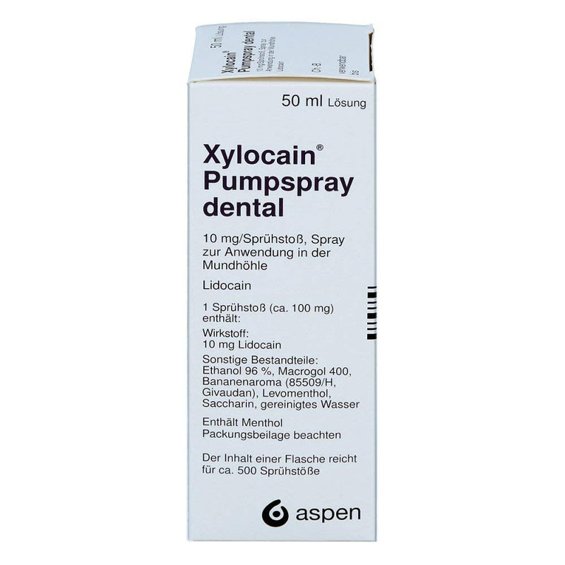 Xylocaine Pump Spray Dental (surface anesthetic for dentistry), 50 ml - NewNest Australia