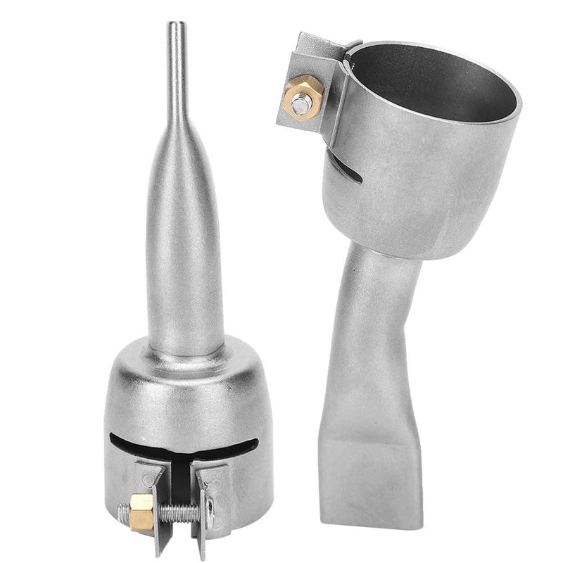 Hot Air Gun Nozzle,2Pcs Hot Air Gun Welding Nozzle Stainless Steel for PVC Plastic Sheet Soldering Accessories - NewNest Australia