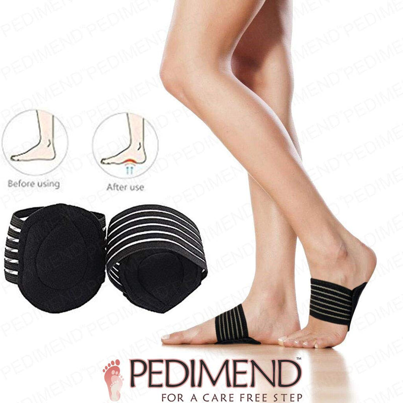 Pedimend Flat Foot Arch Support Insoles (4PAIR) - Plantar Fasciitis Insole - Plantar Fasciitis Sleeve - Heel Support Socks - Reduces Cramps & Stiffness/Shock Absorber Pad – Foot Care - NewNest Australia