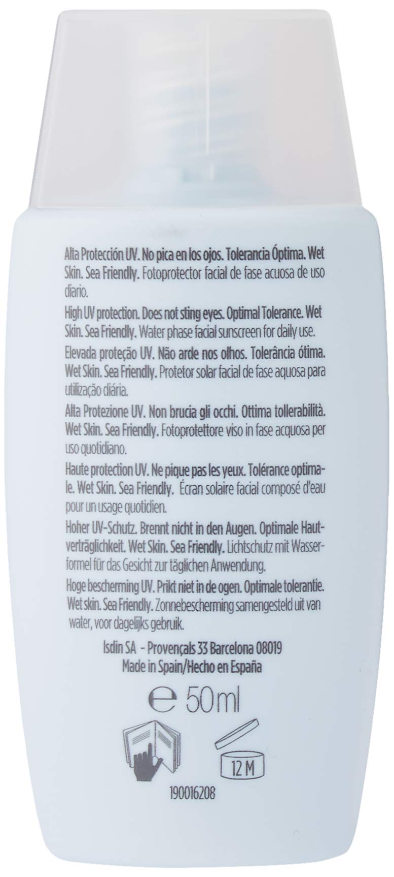 ISDIN Fotoprotector Fusion Water Protezione Solare Viso SPF50+ 50 ml - NewNest Australia