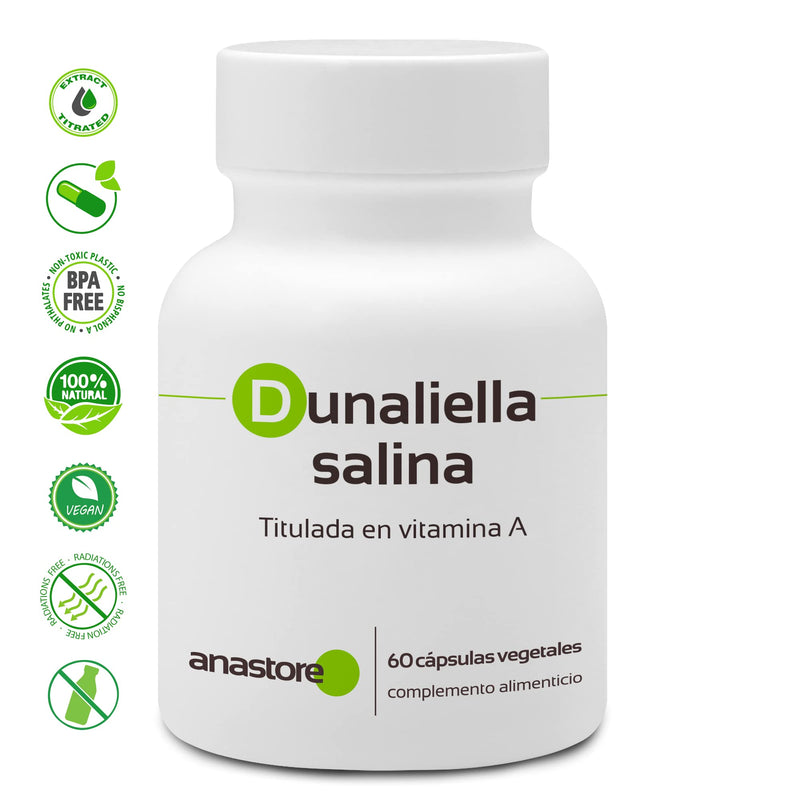 Vitamins A (Rétinol) * 16 mg / 60 capsules * Dry extract from the alga Dunaliella, titrated to 30% β-carotene * Eyes, skin, immune, vegan - NewNest Australia