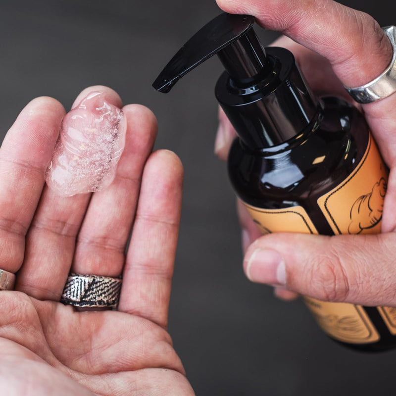 Störtebekker® Premium shaving gel for shaving preparation - classic shaving - 180ml shaving gel - transparent shaving gel for men with sandalwood scent - high-quality ingredients - made in Germany - NewNest Australia