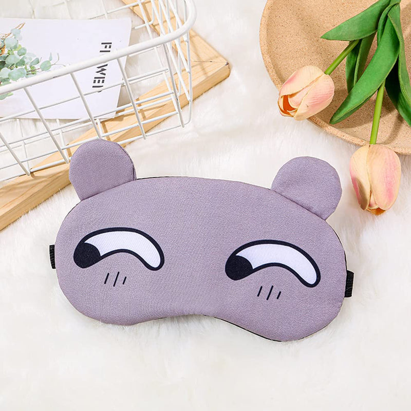 4 Pack Cute Sleeping Eye Masks, Soft Fluffy Sleeping Eye Masks Resting Eye Masks Travel Sleeping Eye Masks Kids Boys Girls Ladies Men Universal Daydream Sleeping Masks Cartoon Eye Masks 4 Pieces - NewNest Australia