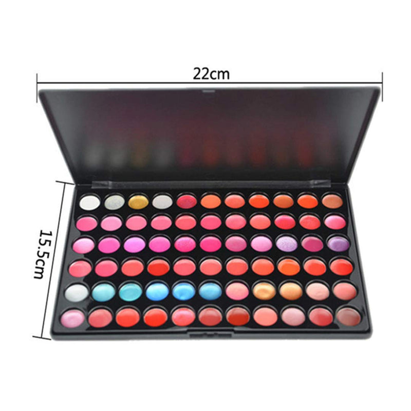 FantasyDay® Pro 88 Colors Cream Lip Gloss Makeup Palette Cosmetics Contouring Kit - Ideal for Professional and Daily Use - NewNest Australia