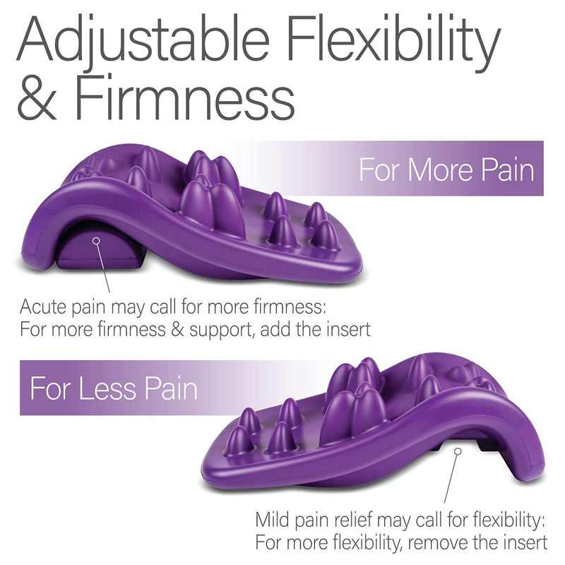 Kanjo Flex Firm Acupressure Neck Pain Relief Cushion - Adjustable Cervical Traction Cushion & Pressure Point Device for Muscle Tension & Relaxation - Helps Relieve Neck & Shoulder Pain and Headaches Flex Firm Neck Cushion - NewNest Australia