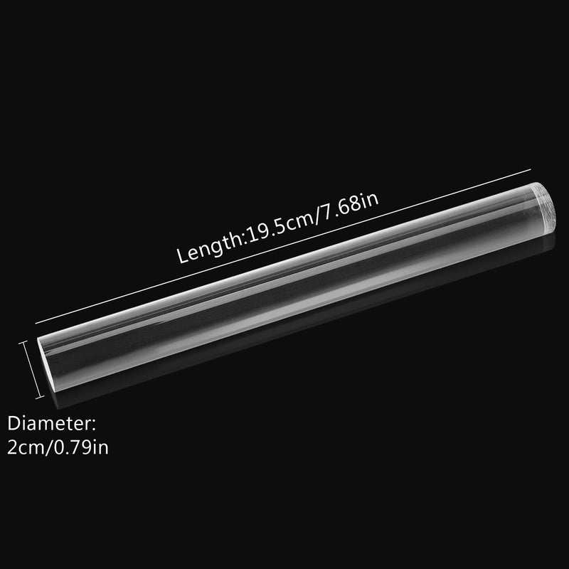 1pcs Acrylic Clay Roller Acrylic Round Tube Roller Rolling Clay Bar Clear Clay Art Craft DIY Polymer Clay Tool - NewNest Australia
